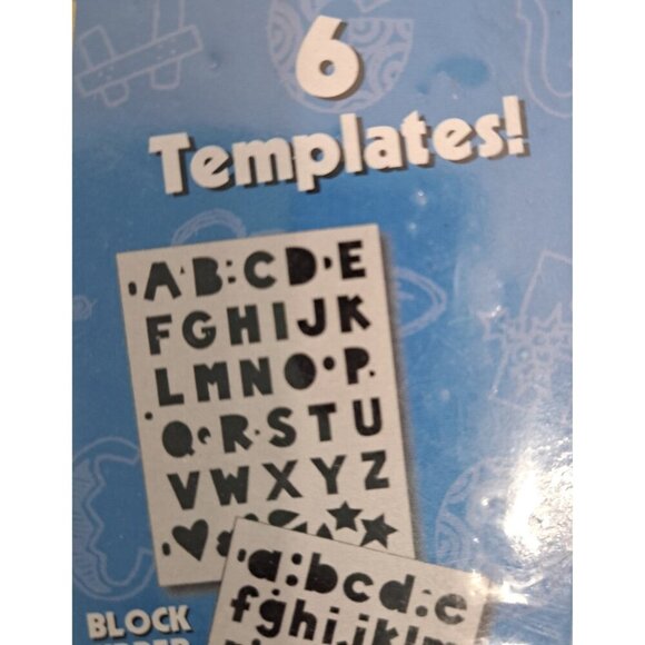 ABC "Tracers" 6 Alphabet Templates & Idea Book Fast Lettering Signs Cards Fabric - Picture 8 of 11